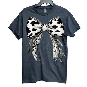 Western Cowboy Black Graphic Tee